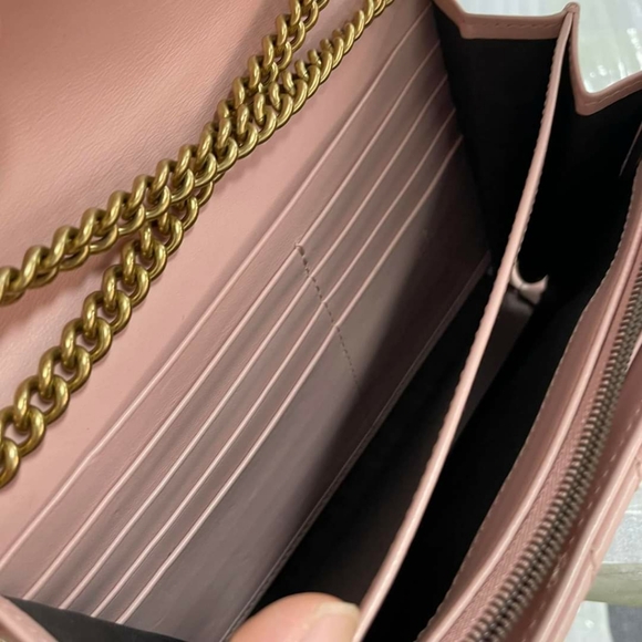 100% Authentic Gucci GG Marmont WOC Leather Shoulder Bag - Picture 13 of 14